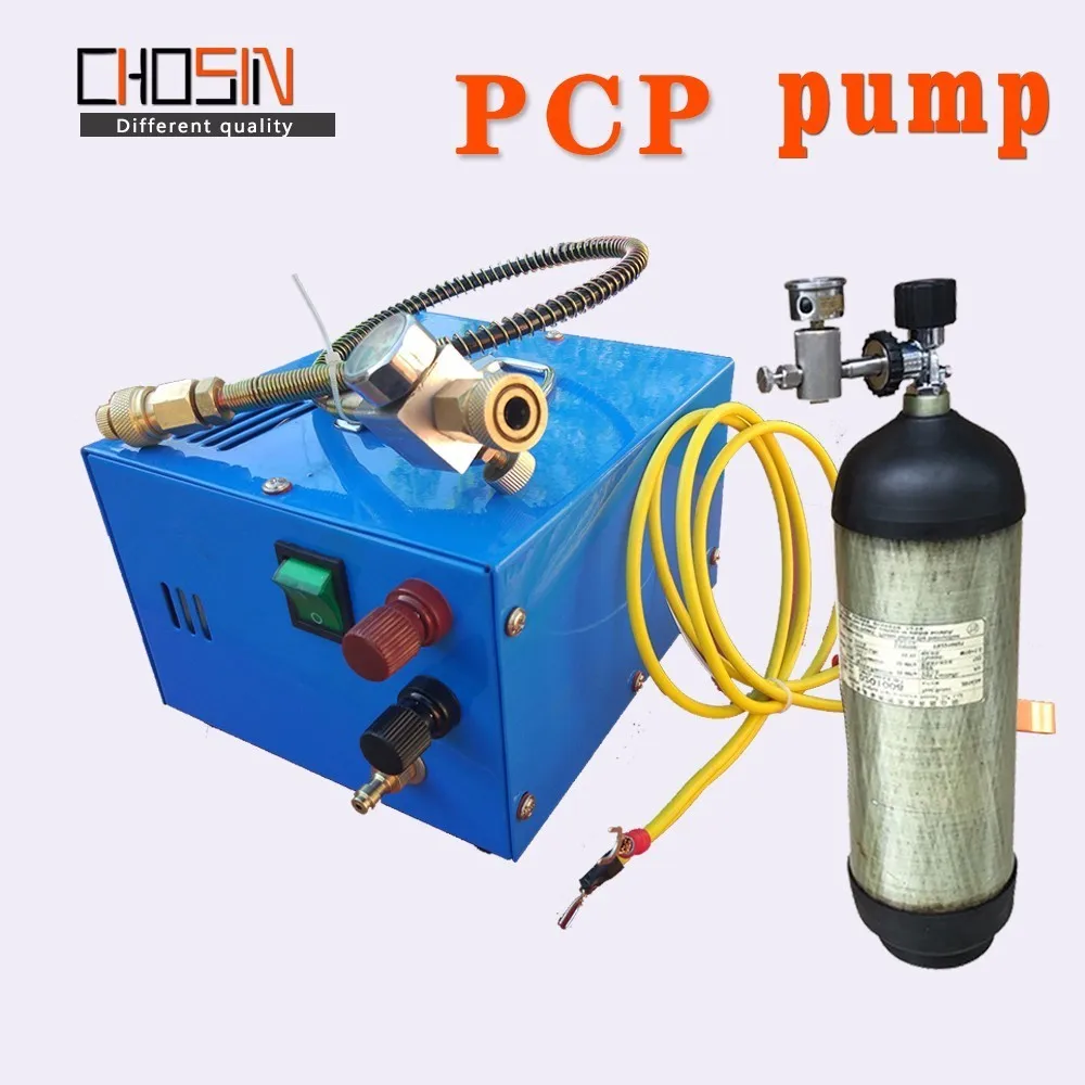 Satin Al 4500psi 300bar 30mpa 12v Pcp Hava Kompresörü 12v Mini Pcp Kompresör Elektrikli Taşınabilir Pcp Pompası Yüksek Basınçlı Hava Kompresörü