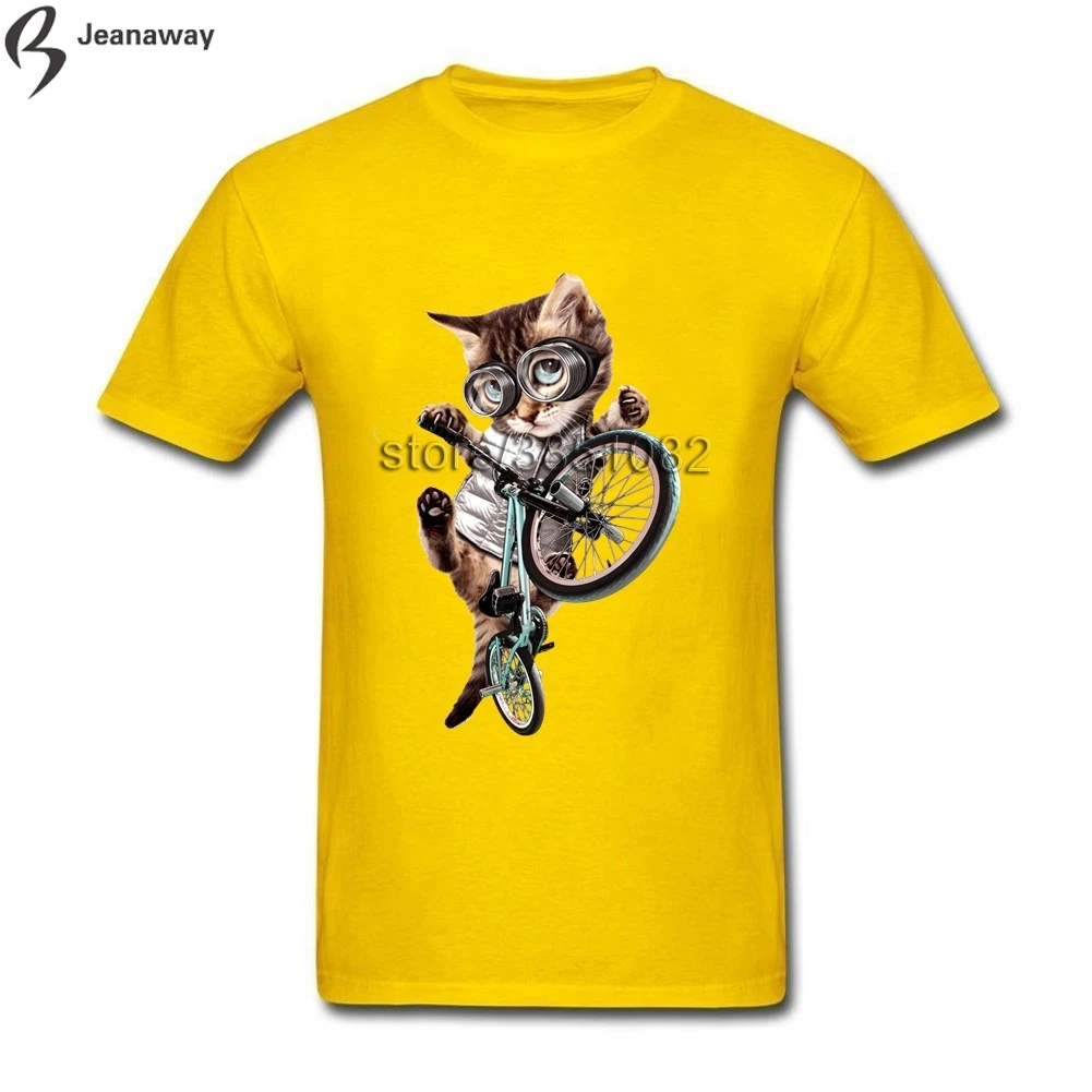 Full Cotton BMX CAT Top Quality Men White O-Collar Short Sleeve Tops Tee 2018 New Arrival shirt | Мужская одежда