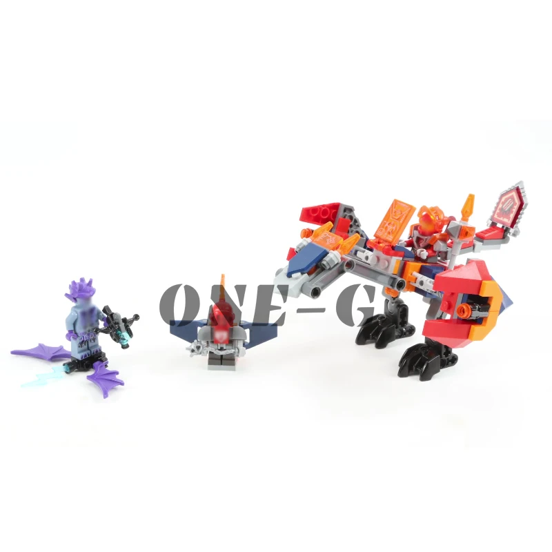 Совместимые legoinglys nexo knights 70361 строительные блоки 14038 163 шт кирпичи Macy's Bot Drop Dragon