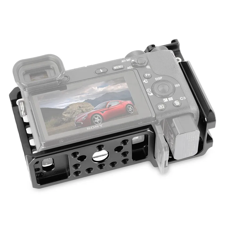 SmallRig для sony A6500/A6300 клетка для камеры обновленная версия Защитная Dslr камера установка для sony A6500 алюминиевый сплав клетка-1889