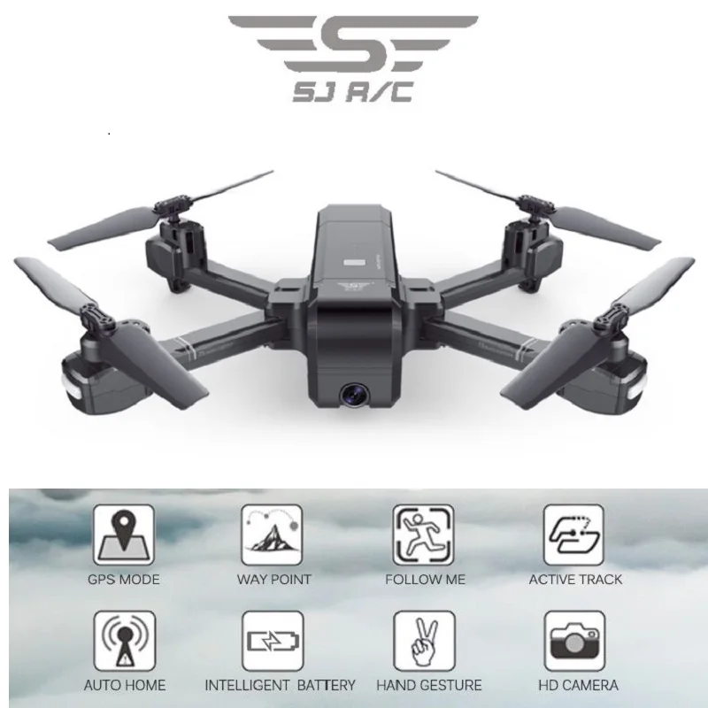 SJRC Z5 gps Радиоуправляемый Дрон с Wi-Fi FPV 1080 P Gimbal камера дроны квадракоптер Авто