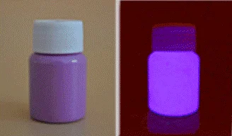 Флуоресцентная краска DIY, праздник карнавал темный пигмент свечение, ночной бег супер яркий светящийся Темный люминесцентный Пигмент - Цвет: purple