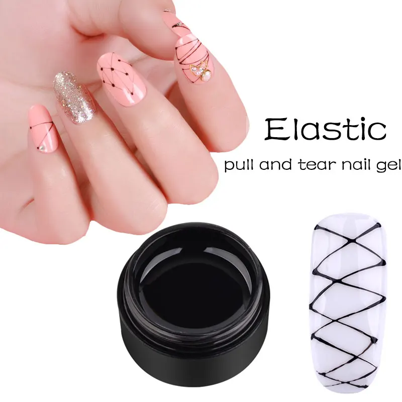 Шелковая проволока для рисования ногтей Гель лак Шелковый паук Креативный