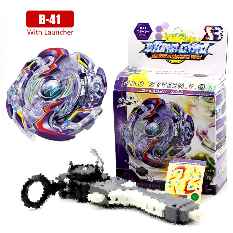 Бренд Beyblade Burst B127 B128 B89 fafnir CHO-Z VALKYRIE. Z. Ev с средство для запуска Beyblade Beybladetop Спиннер игрушка для детей - Цвет: B41