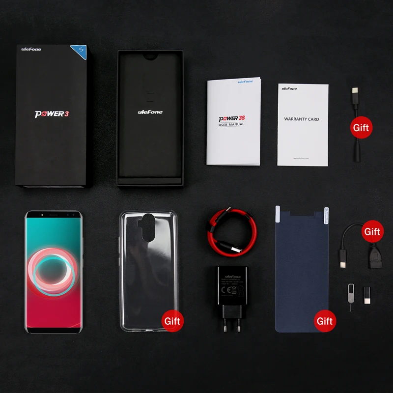 Ulefone Power 3S смартфон с 6 дюймовым дисплеем восьмиядерным процессором MTK6763 ОЗУ 4 Гб