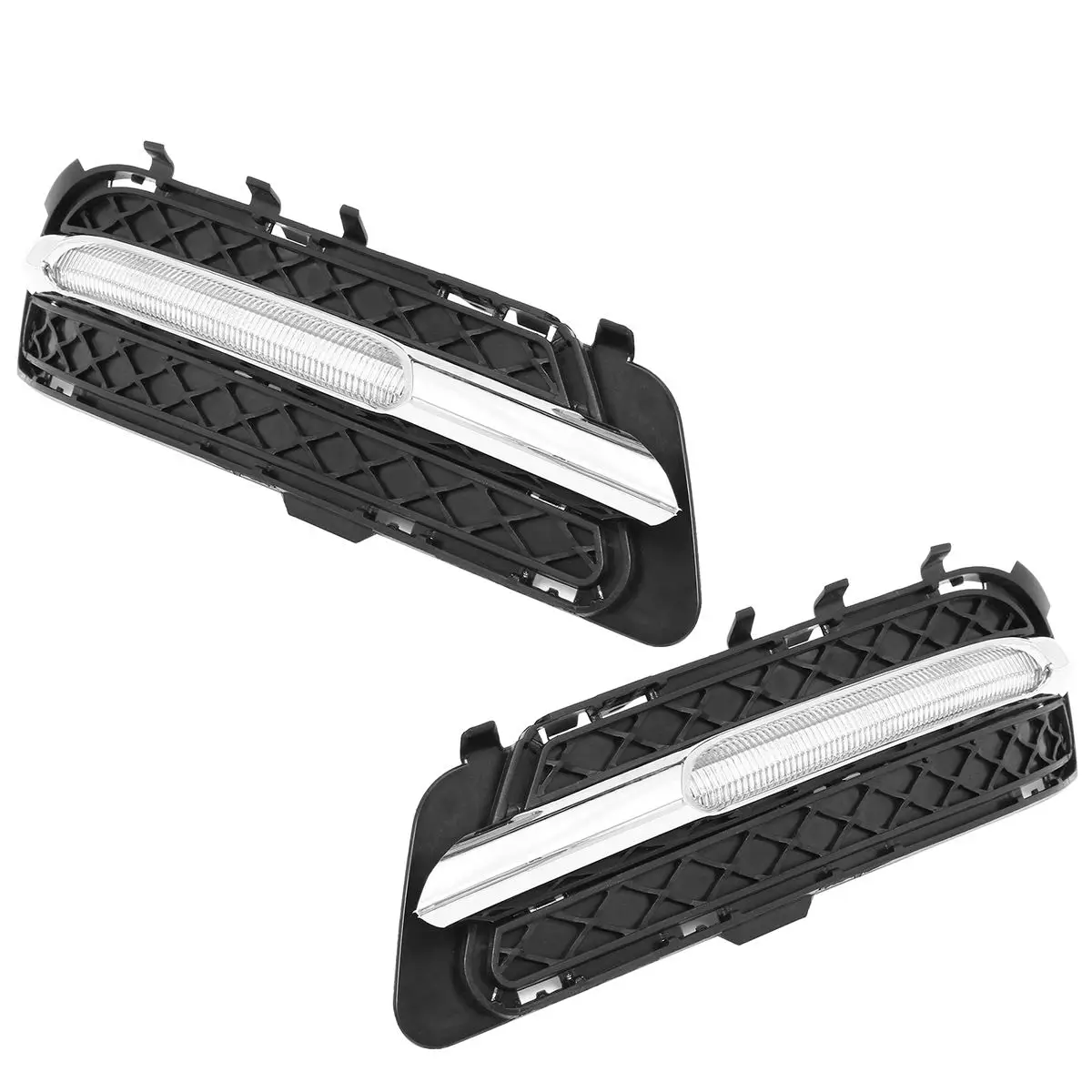 A Pair W212 Car DRL LED Daytime Running Light Lights Fog Lamp For Mercedes Benz E-Class E250 E300 E350 2009-2013 | Автомобили и