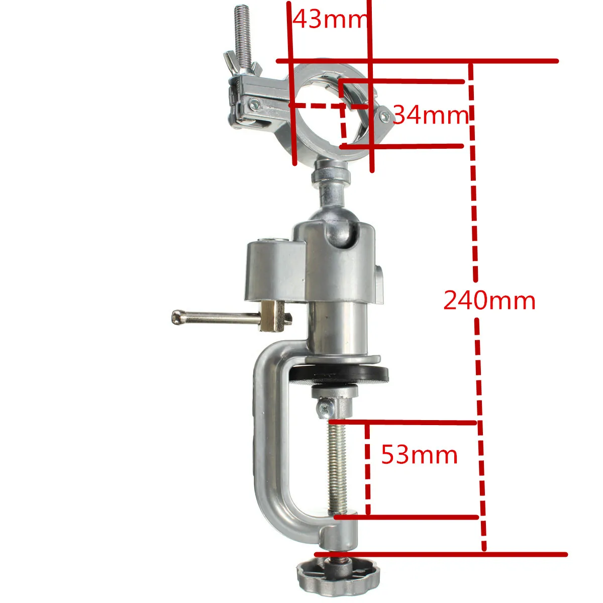 

Universal Clamp-on Bench Vises Grinder Accessory Electric Drill Stand Holder Electric Drill Rack Multifunctional Bracket used