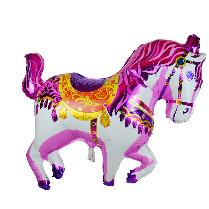 Оптовая продажа 113*90 см синий розовый шары &quotМорской конек&quot день рождения