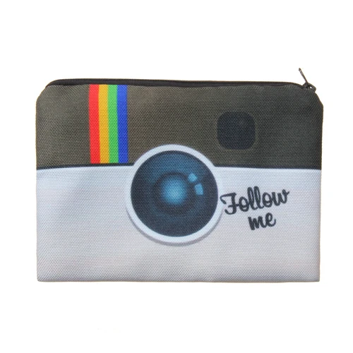 fxhzb734 Jom Tokoy Instagram Follow me, женская косметичка с 3D принтом, косметичка, косметичка, дорожная сумка, bolsos mujer de marca famosa, косметичка - Цвет: fxhzb734