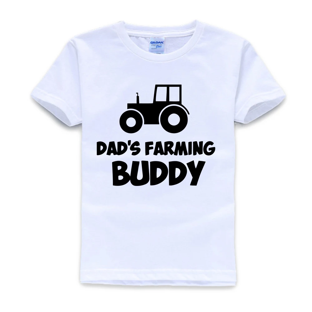 

Funny Children's T-Shirt Dad's Farming Buddy Kids / Farmer Unisex