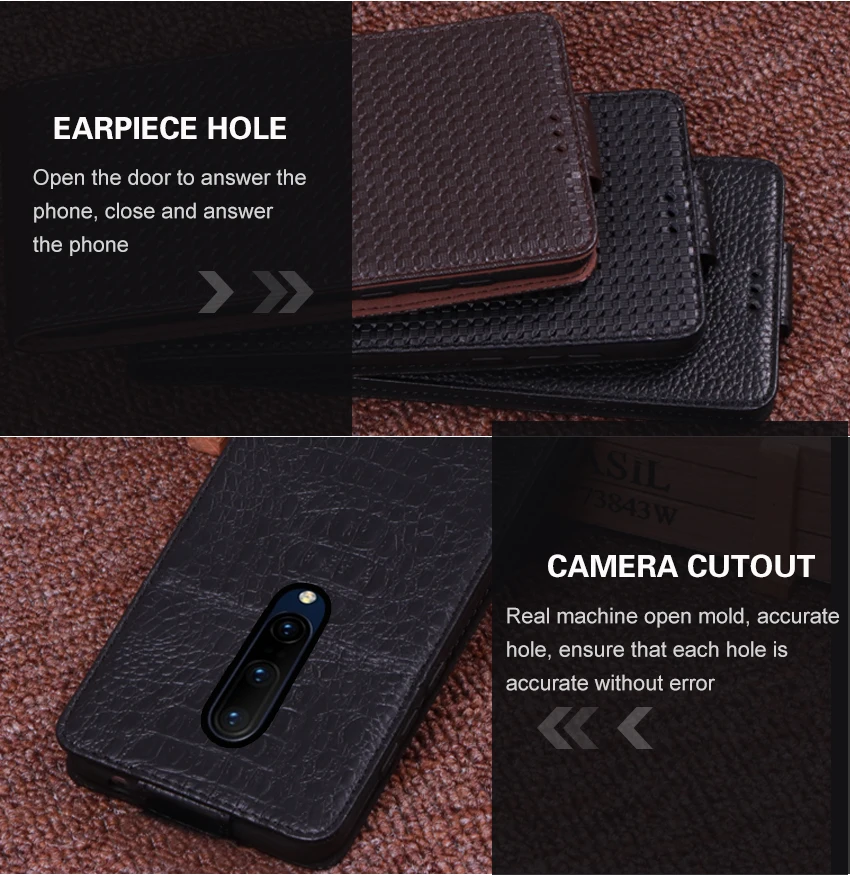RYKKZ Чехол-книжка из натуральной кожи для Oneplus 7 Pro, чехол-подставка для мобильного телефона, кожаный чехол для Oneplus 5 6 5T 6T
