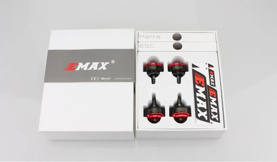 EMAX RS2205 S 2300KV/2600KV CCW бесщеточный двигатель Dshot BLHeli Bullet 30A ESC мощный комбо для FPV