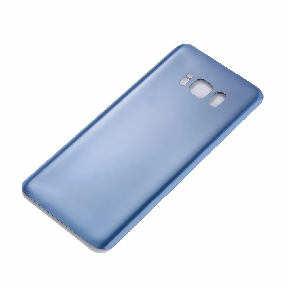 Стеклянный корпус S8 G950F задняя крышка аккумулятора для Samsung Plus + G955F с наклейкой
