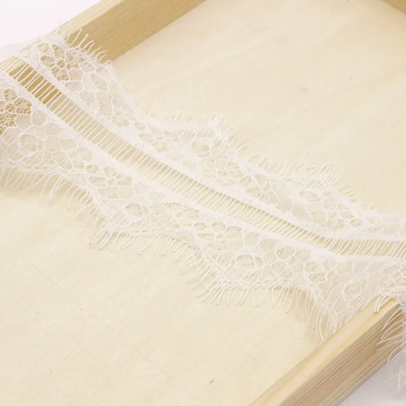 Lucia crafts, 3 м/лот, 8,5 см, черный/белый цвет, ресницы, кружево, отделка, ленты для платья, свадебные, вечерние, Декор, сделай сам, аксессуары R0509