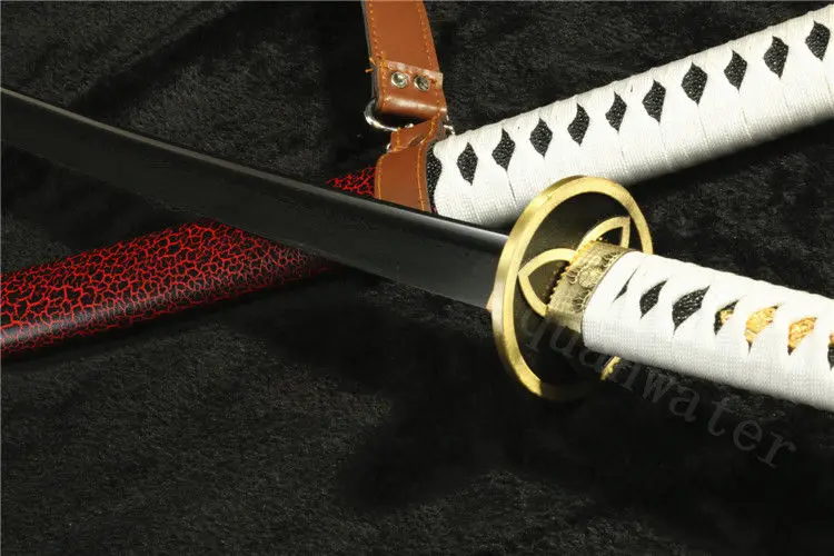 Дамаск сложенном стали оболочка ходячих мертвецов Michonne меч катана реплика|katana