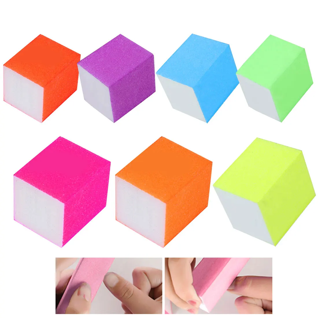 Флуоресцентный мини лак для ногтей Tofu Curd Block 5 шт. многоцветные пилочки дизайна