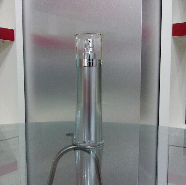 120 мл Серебряный Акриловый Пресс насос бутылка для лосьона косметический