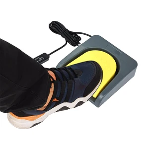 USB одиночный ножной переключатель PCsensor, управление одной кнопкой, персонализированная компьютерная клавиатура, педаль действия, серый с желтым