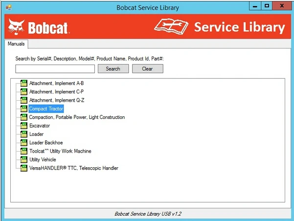 Библиотека обслуживания Bobcat 2014 8 руководства по обслуживанию диаграммы полный