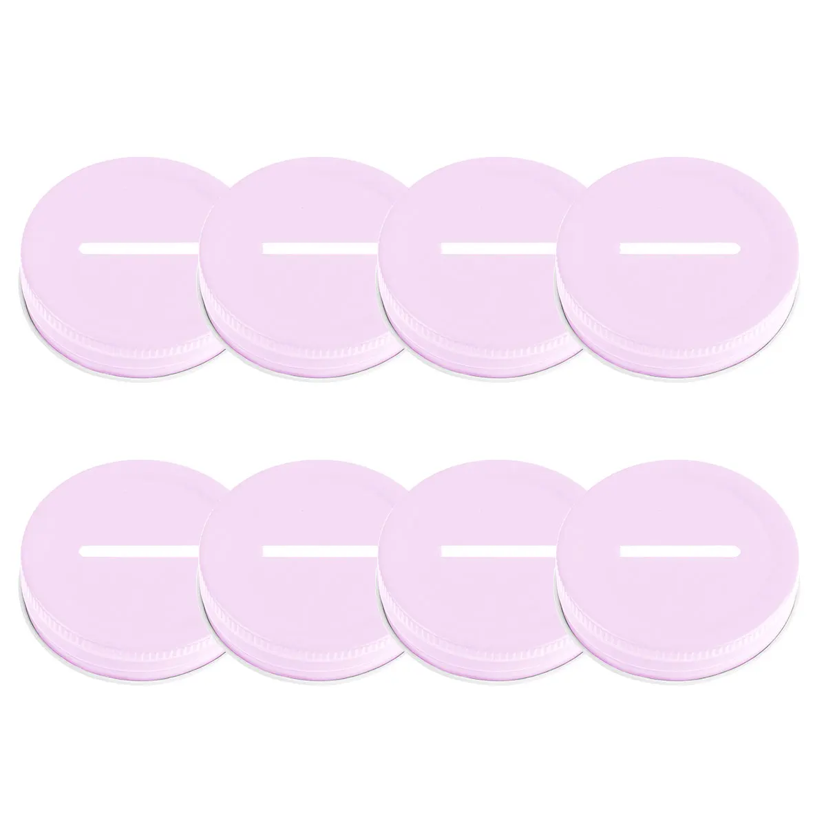 Pink 8 шт нержавеющая сталь Мейсон банка крышки металлические стеклянные банки крышки стеклянная бутылка крышка Копилка крышка с отделением для монет для консервных банок 70 мм - Цвет: Pink