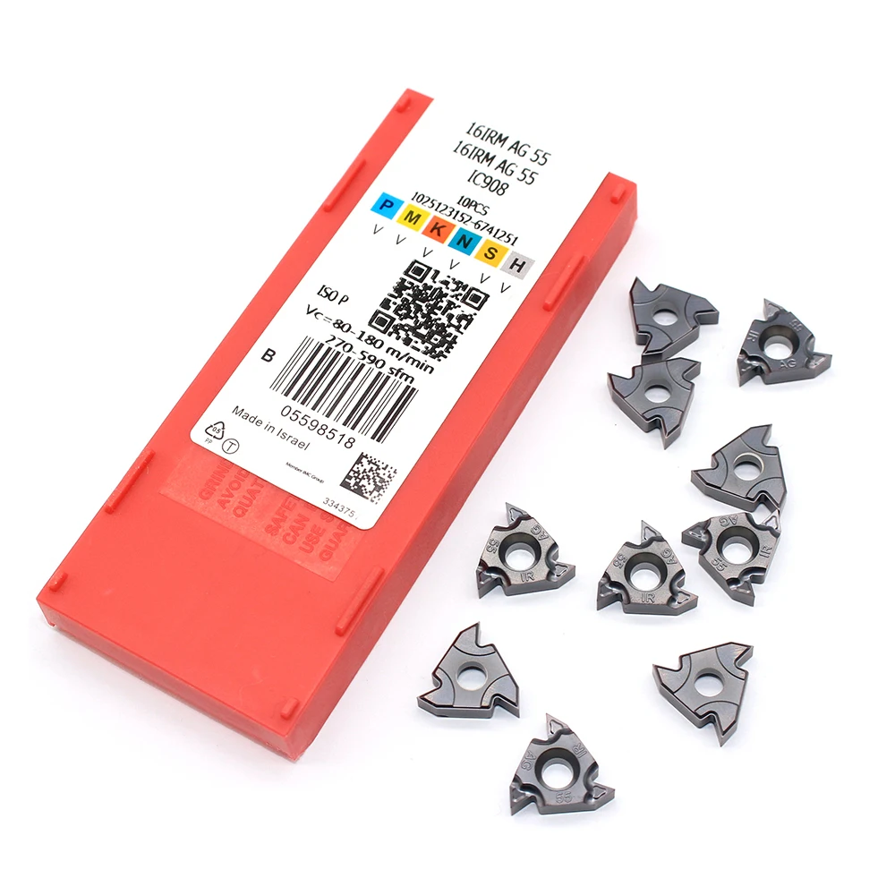 16ER AG55 11IR A55 16IR AG55 A55 G55 IC908 55 угол Резьбонарезной инструмент Вольфрам вставки карбида резьботокарный станок инструмент