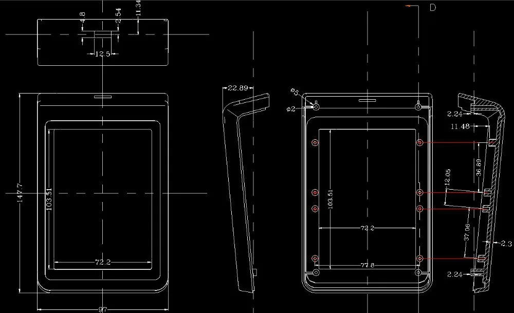 Электрическая пластиковая дверная сигнализация датчик доступа корпус (1 шт.)