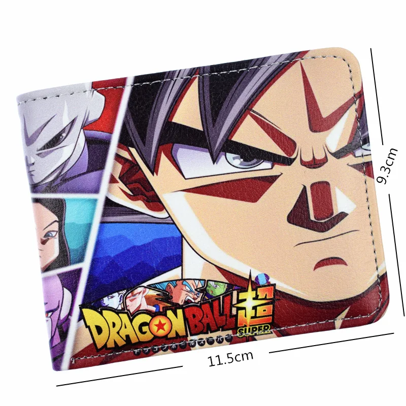 Новое поступление, кошелек Dragon Ball Z, аниме Dragon Ball Super Broly, мужской кошелек с сумкой для монет, кошельки на молнии, короткий кошелек