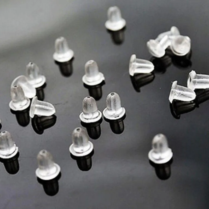 100 шт. замок для серег Diy Earing фурнитура ювелирные аксессуары бусины Беруши Мягкие