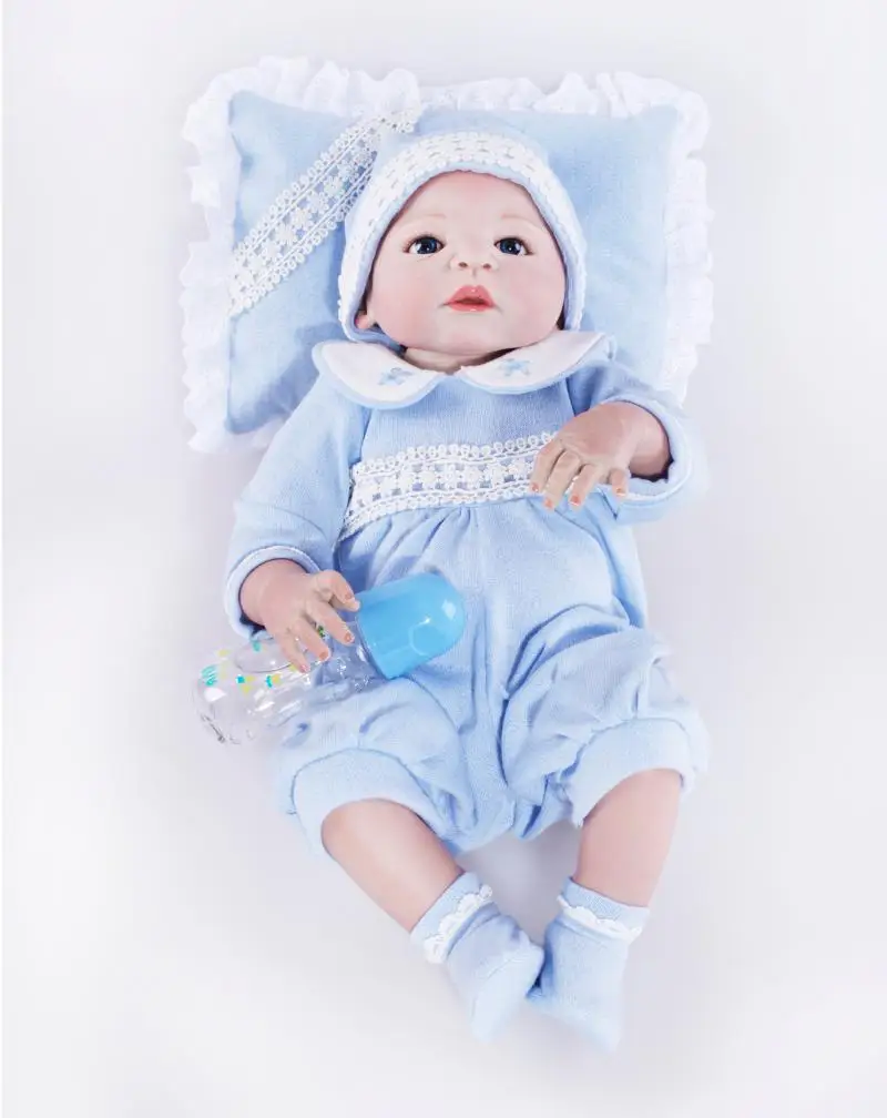 Полностью силиконовая кукла реборн для мальчиков 58 см 23 дюйма Реборн силиконовые