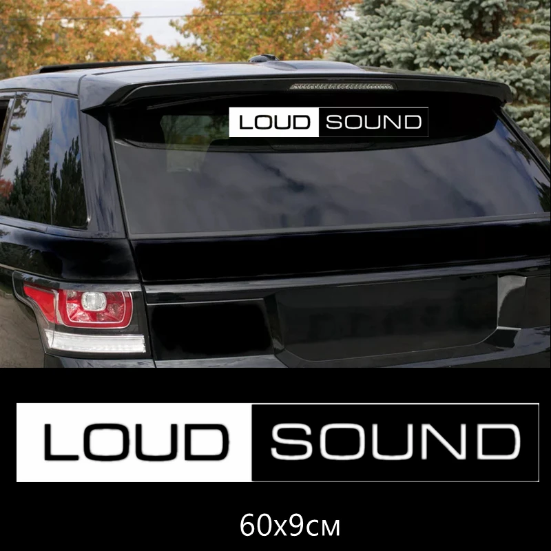 CS 1238#60*9см наклейки на авто LOUND SOUND водонепроницаемые машину наклейка для
