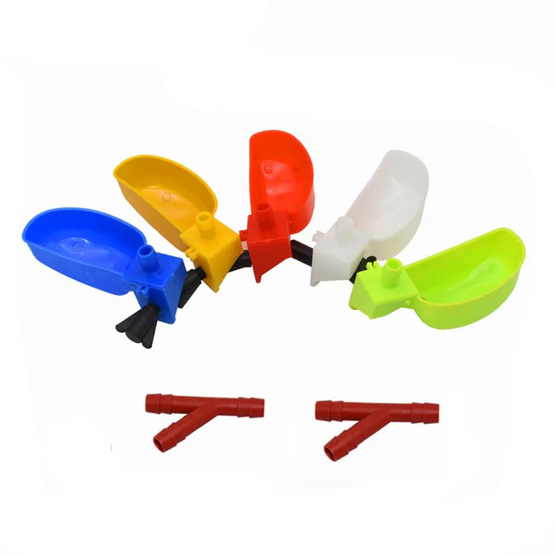 5 шт. кормушки для перепелок чашка курицы красная птица инструменты кормления