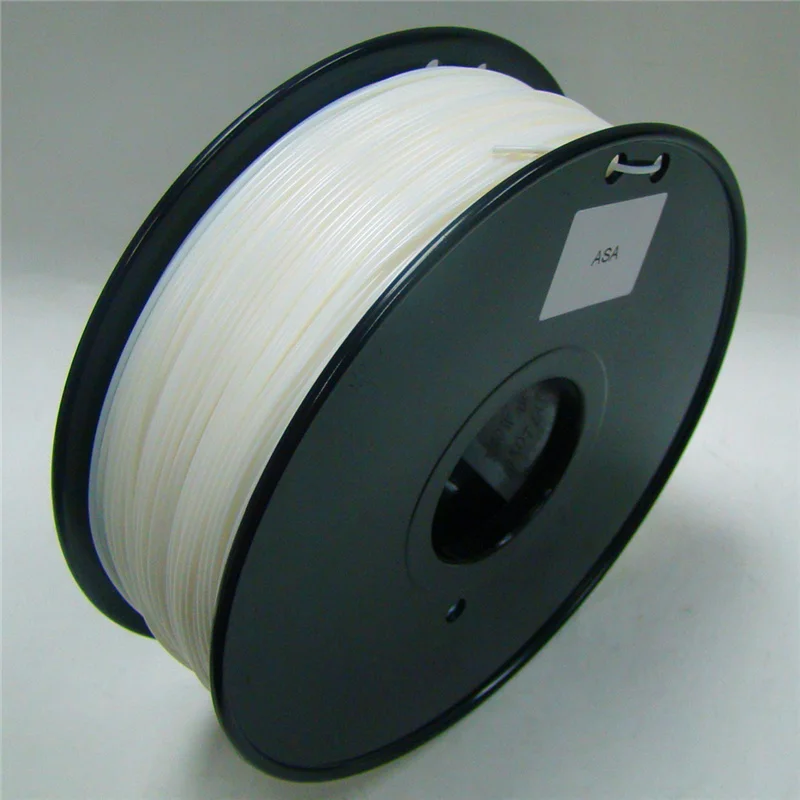 3D Printer Filament ASA ABS 1.75mm/3mm 1kg/2.2lbs Plastic Consumables Material UV Resistance