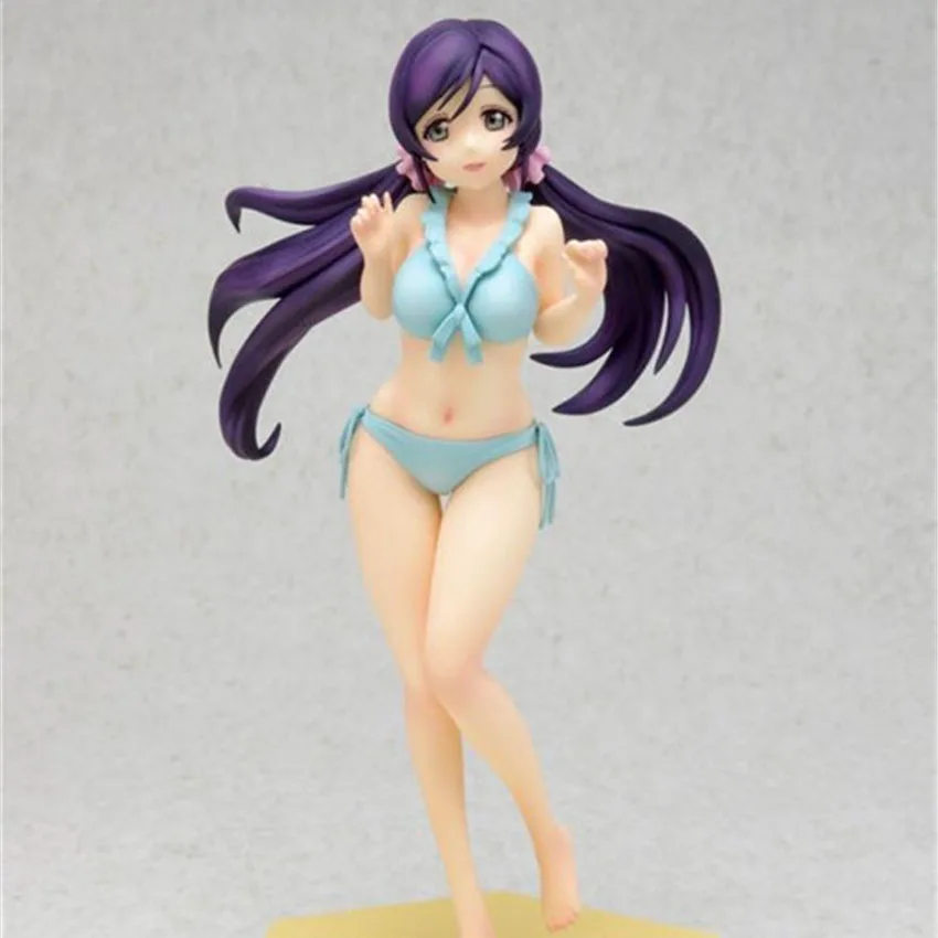 Haocaitoy Wave Doll LoveLive Nozomi Tojo Bikini Swimsuit Figure PVC Hot Sexy Collectible Action Anime Cartoon Model Toys | Игрушки и