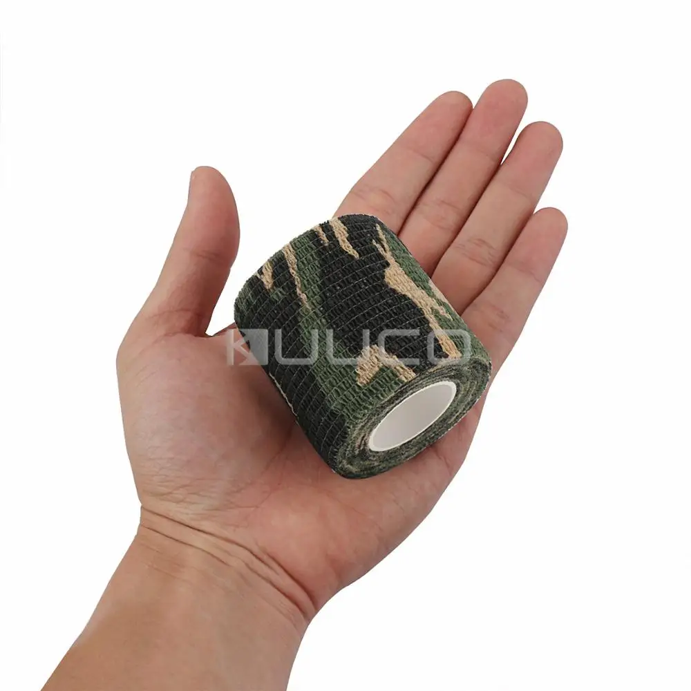 10 PCS/LOT Self-adhesive tape/DIY tools/Camo Bandage/Stealth Bandage/Waterproof tape for Gun/Knives/camera/Telescope/Bicycle etc |