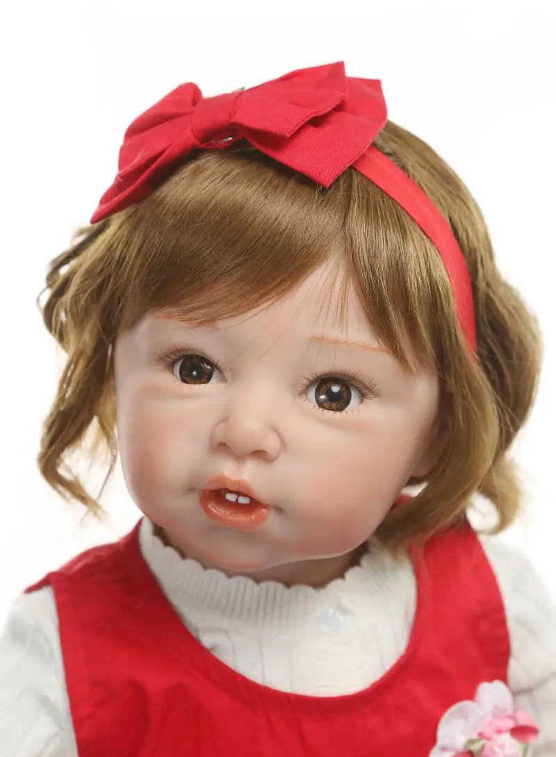 Реалистичная кукла-реборн 80 см мягкая силиконовая виниловая кукла-Реборн