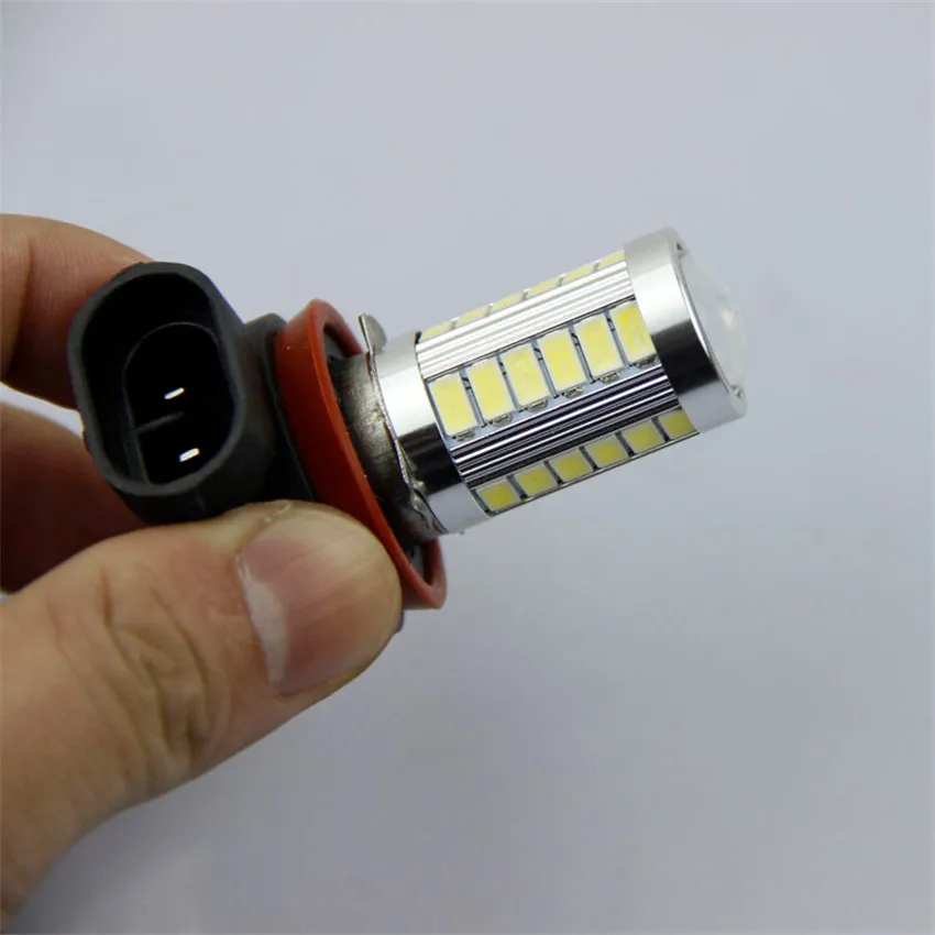 Надежный, модный, H11 супер яркий 5630 SMD 33 светодиодный 12V Авто белые противотуманные лампы Светильник лампы дальнего света Ap4