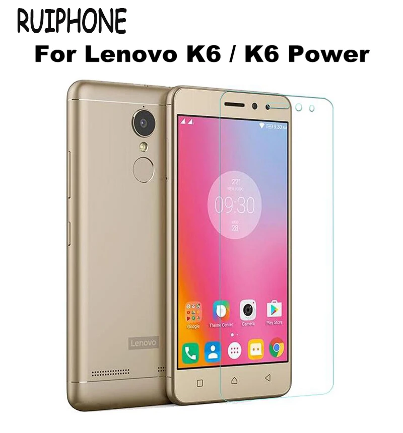 

For Lenovo K6 Power Tempered Glass 5.0 inch 0.3mm Amazing H Anti-Explosion Screen Protector For Lenovo K6 Cover case film