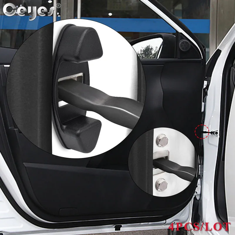 Ceyes защитный чехол для автомобиля для Toyota Rav4 Land Cruiser Corolla Chr Yaris LC200 Пряжка Abs ограничитель на дверной замок ограничительные крышки