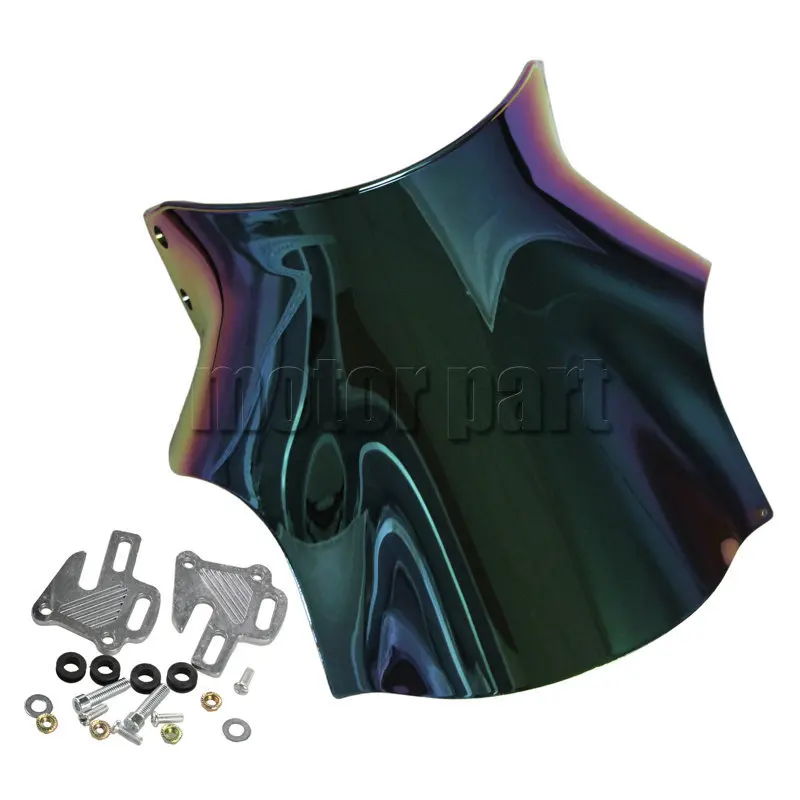 Лобовое стекло для мотоцикла Honda CB400 SF CB600 CB250 CB750 CB 250 400 600 750 900 919 1000 1300 1100SF черный
