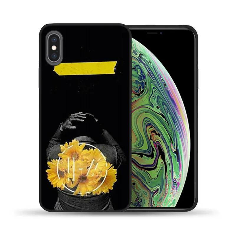 Hyr чехол Twenty One Pilots 21 Pilots Мягкий ТПУ Черный силиконовый чехол для iPhone 11 Pro Max 8 7 6 6S Plus X 5 5S SE XS XR XS MAX