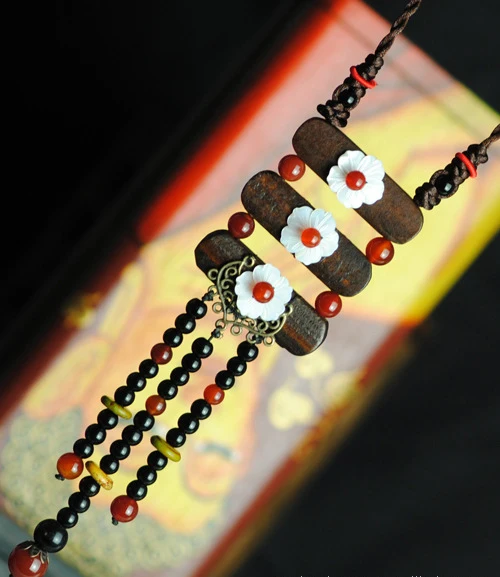 Этнические ювелирные изделия винтажное длинное ожерелье со свитером из ракушек