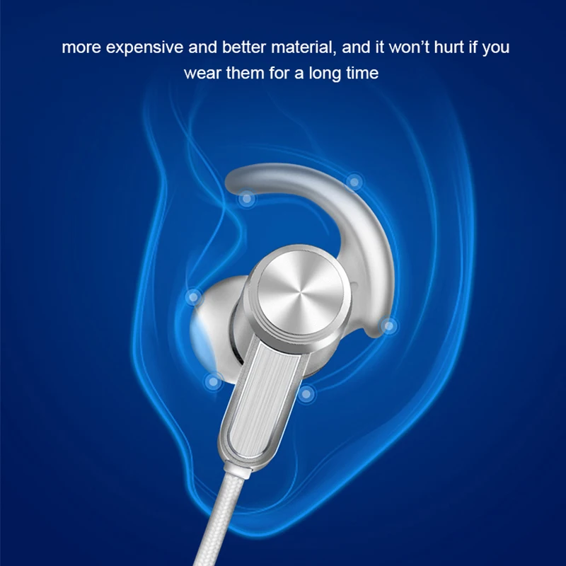 Беспроводной Bluetooth наушники Универсальные вкладыши для бега гарнитура музыка