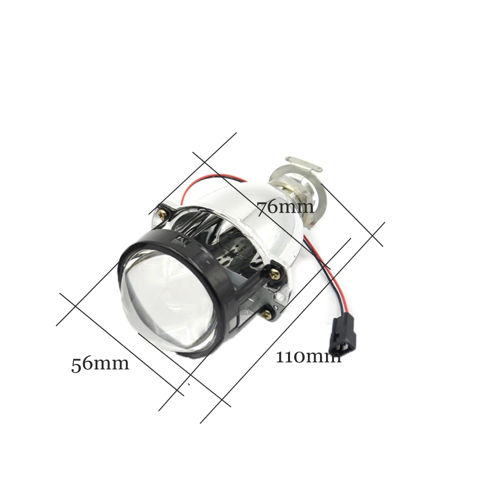 2,0 дюймов hid мини Биксенон объектив проектор кожухи объективов маска подходит H1 H4 h7 автомобиль мотоциклетный в сборе комплект hid модифицированный