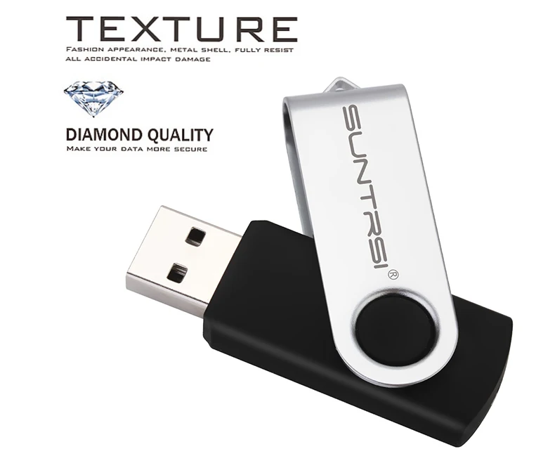 Suntrsi Флешка 64 Гб металлический USB флеш-накопитель 16 ГБ высокоскоростной флеш-накопитель популярная USB флешка реальная емкость USB флеш-накопитель цена