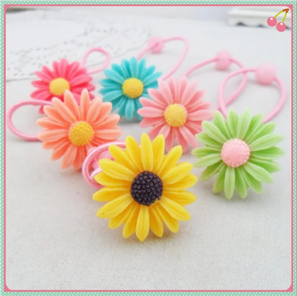New Children's Baby Daisy Headdress Sun Flower Hair Ring Bands Tiara Princess Ropes For Children Acessorio De Cabelo T | Детская
