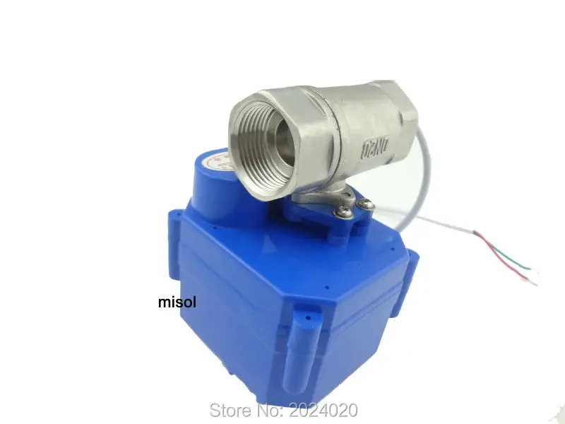 12 V G3/4 &quotDN20 моторизованный шаровой клапан с ручной переключатель 2 Путь
