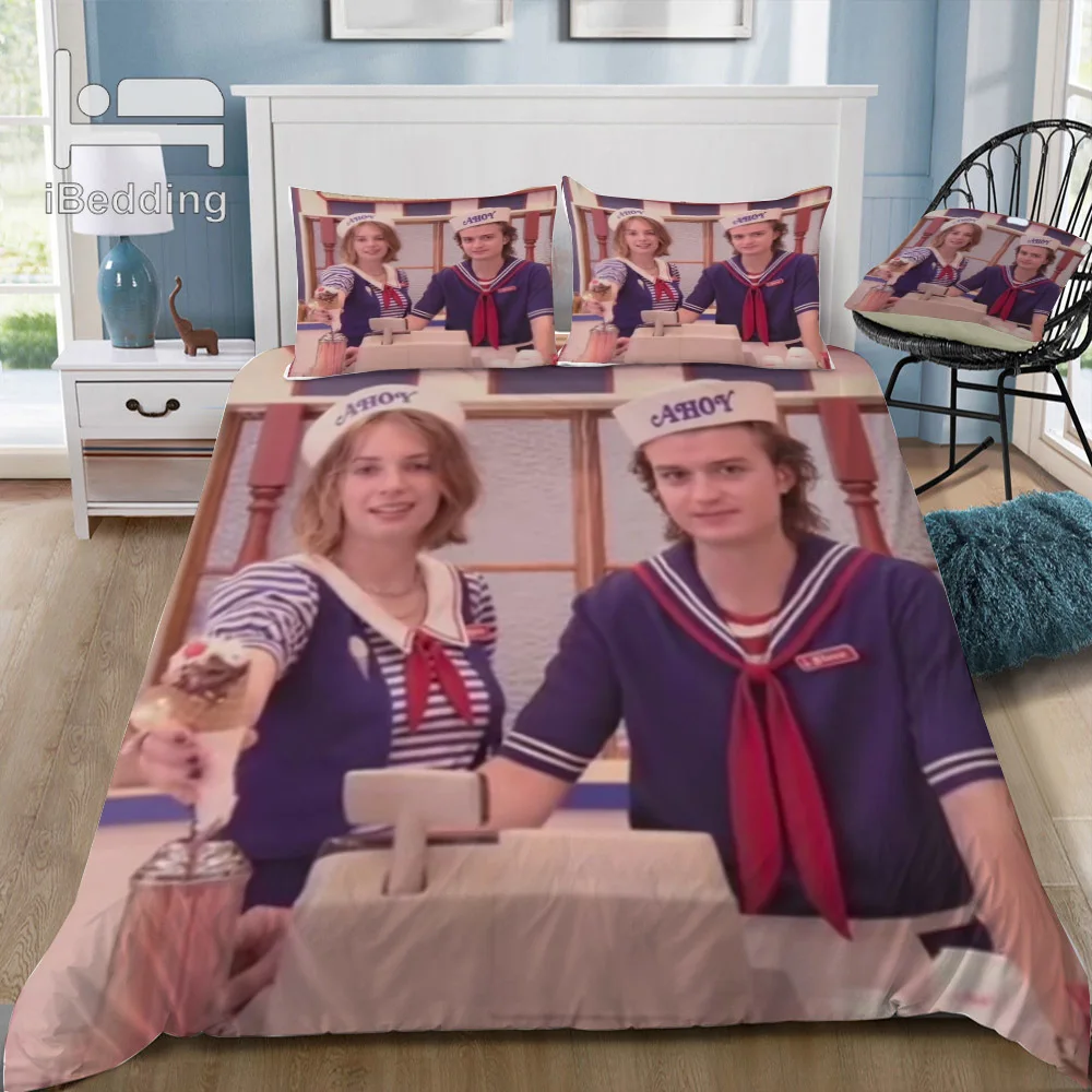 Горячие странные вещи 3D Постельное белье печатных постельное близнец полный Queen