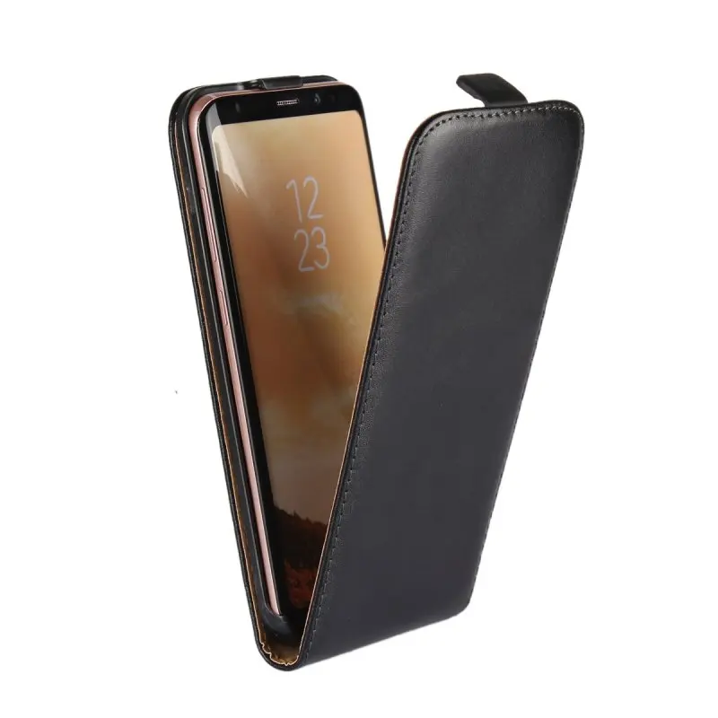 

Genuine Leather Cases For Samsung Galaxy S8 Coque Cover Protective Etui Case+ Free 3D Curved Full Screen protector