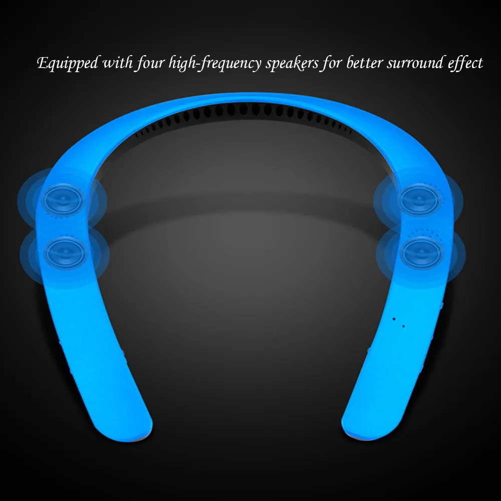 HIPERDEL bluetooth динамик беспроводной портативный шейный динамик s FM AUX SD USB стерео для смартфонов колодки ноутбуков C326
