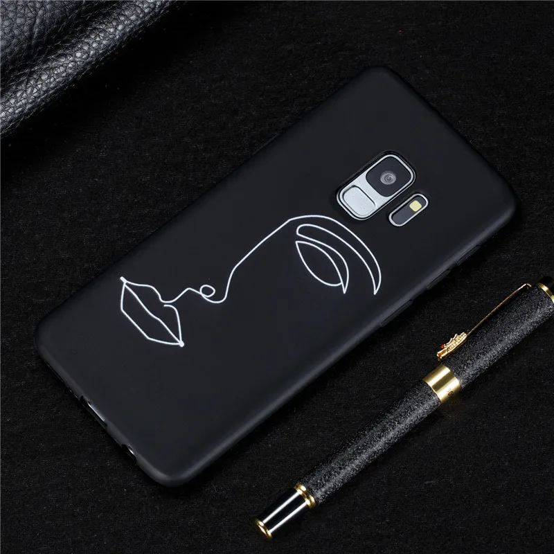 Капа для samsung A7 Мягкий силиконовый чехол крышка на samsung Galaxy S9 S8 S7 край A6 A8 плюс A3 A5 Note 9 S 8 Coque
